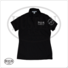 Hustlin USA – Ladies Black Polo | Golden Break Billiards