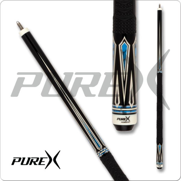 Players - Pure X - Black Stain w/ Turquoise Graphics