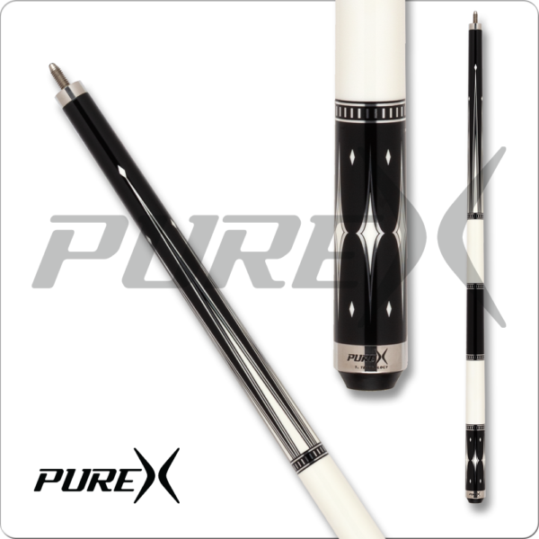 Players – Pure X – Black w/ White Accents & Handle | Golden Break Billiards