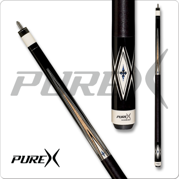 Players - Pure X - Black w/ Maple & White Points