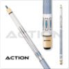 Action – Impact – White & Blue w/ Lacquered Wrap | Golden Break Billiards