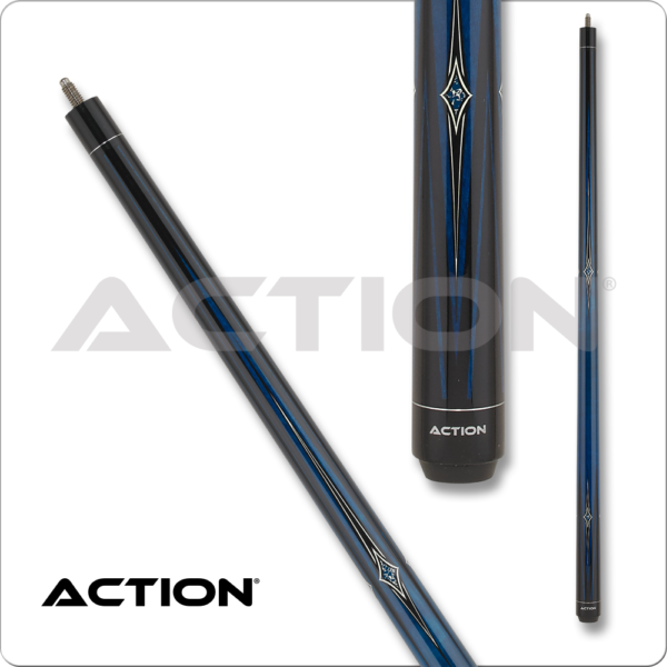 Action – Impact – Blue Stain w/ Diamonds | Golden Break Billiards