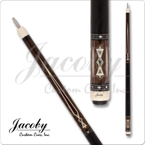 Jacoby – Cocobolo w/ Cream Floating Inlays – Leather Wrap | Golden Break Billiards