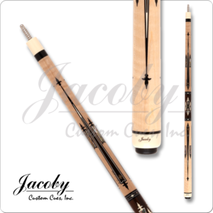 JCB17 Jacoby – Maple w/ Long Speer Points & Abolone – No Wrap | Golden Break Billiards