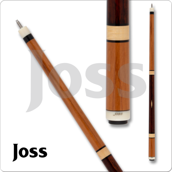 Joss – Cumaru w/ Maple Rings & Cocobolo Handle | Golden Break Billiards