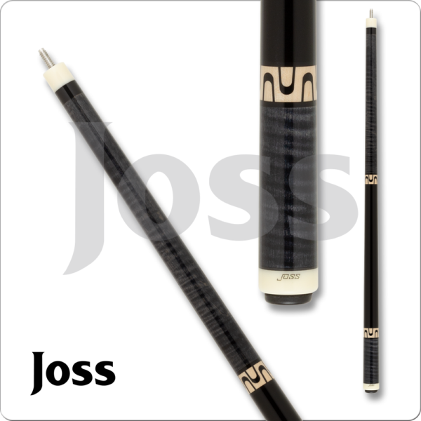 Joss – Smoke Maple w/ Inlayed Rings & Black Handle | Golden Break Billiards