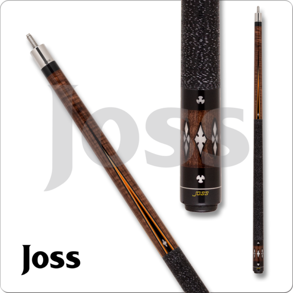 Joss – Walnut Stain Birch w/ Black, Blonde, Lacewood Points | Golden Break Billiards