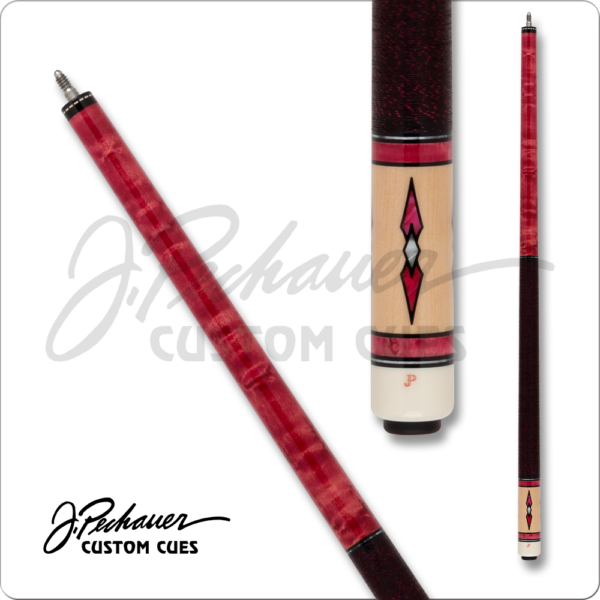 Pechauer – JP – Pink Stained w/ Pink & Pearl Daimond | Golden Break Billiards