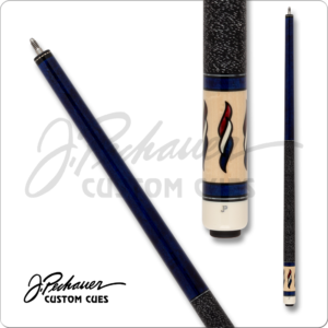 JP2505 Pechauer – JP – Blue Stained w/ Twisted Inlays | Golden Break Billiards