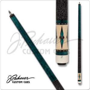 JP2506 Pechauer – JP – Teal Stained w/ Teal Diamonds | Golden Break Billiards