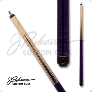 JP2508 Pechauer – JP – Maple w/ Purple Points & Handle | Golden Break Billiards