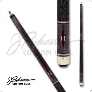 JP2512 Pechauer – JP – Smoke Stain w/ Red Inlays | Golden Break Billiards