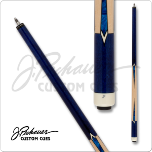 JP2513 Pechauer – JP – Blue Stained w/ Maple Handle | Golden Break Billiards