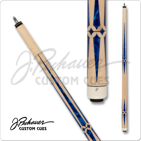 Pechauer – JP – Maple w/ Floating Blue Diamond Inlays | Golden Break Billiards