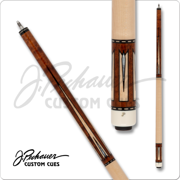 Pechauer – JP – Chestnut Stained w/ Pearl & Maple Inlays | Golden Break Billiards