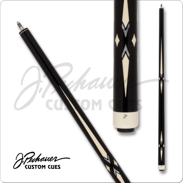 Pechauer – JP – Ebony Stained w/ Sim Ivory & Pearl Inlays | Golden Break Billiards