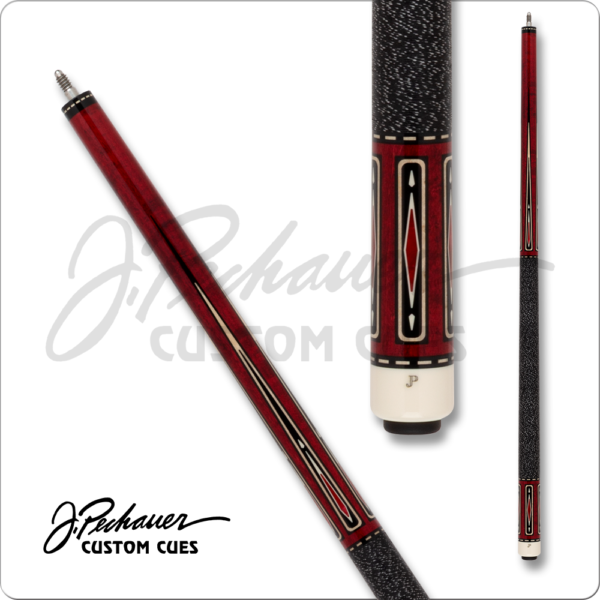 Pechauer – JP – Wine Stained w/ Pearl & Black Inlays | Golden Break Billiards
