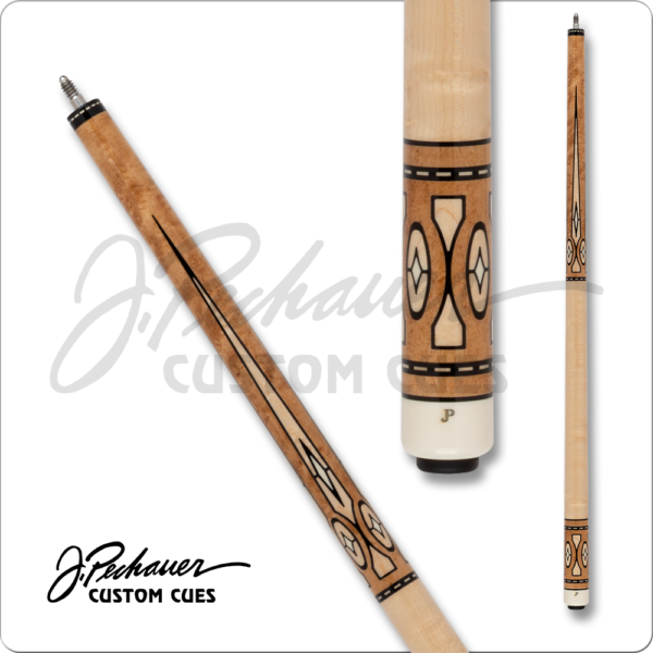 Pechauer – JP – Figured Maple w/ Natural & Pearl Inlays | Golden Break Billiards