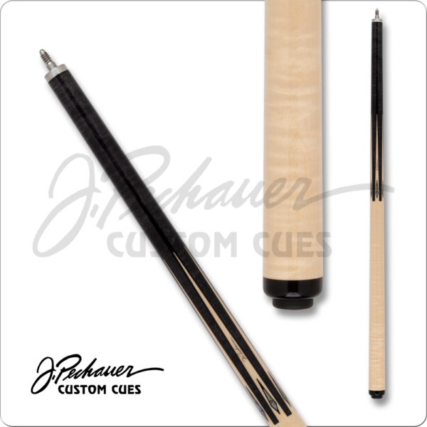 Pechauer – Pro – Grey Forearm w/ Natural Maple Points & Handle | Golden Break Billiards