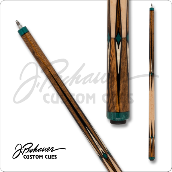Pechauer - Pro - Bocote & Maple Diamonds w/ Green Juma Inlays