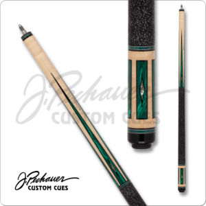 JP25R19 Pechauer – Pro – Maple w/ Malachite Points & Pearl Diamonds | Golden Break Billiards
