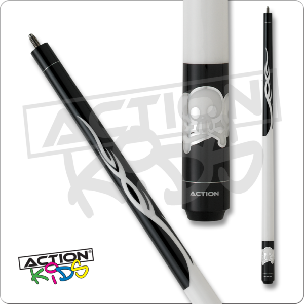Action – Junior – Black w/ Skulls – 52in | Golden Break Billiards