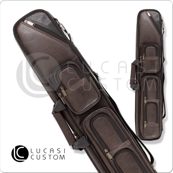 Lucasi – Brown Leatherette – 4×8 – Soft Case | Golden Break Billiards
