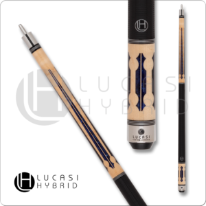 LHC97 Lucasi – Hybrid – Maple w/ Blue Inlays | Golden Break Billiards