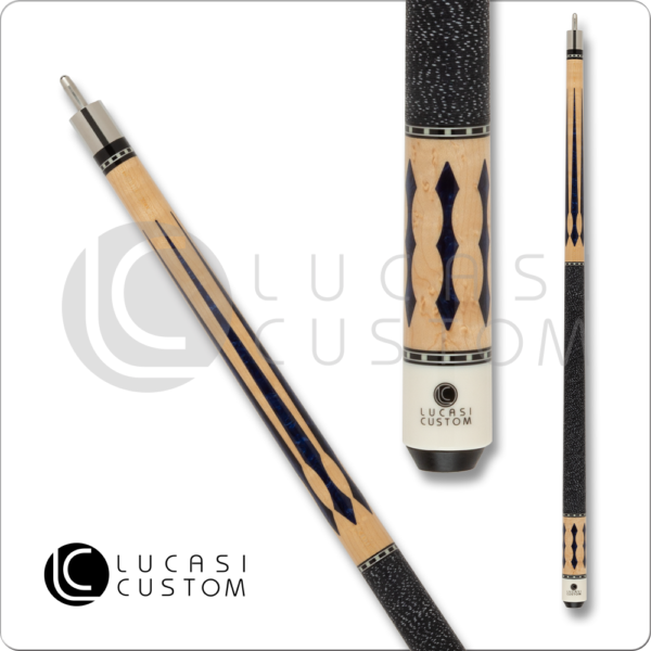 Lucasi - Custom - Maple w/ Blue Inlays