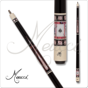 MECAS09B Meucci – Casino – Black w/ Pink Inlay | Golden Break Billiards
