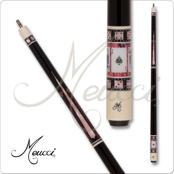 Meucci - Casino - Black w/ Pink Inlay