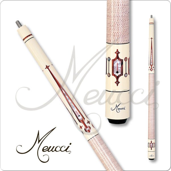 Meucci – Power Piston – Cream w/ Cocobolo Inlays | Golden Break Billiards
