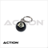 NI8BK1 8-Ball Keychain | Golden Break Billiards