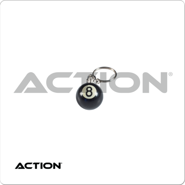 8-Ball Keychain – Card of 25 | Golden Break Billiards