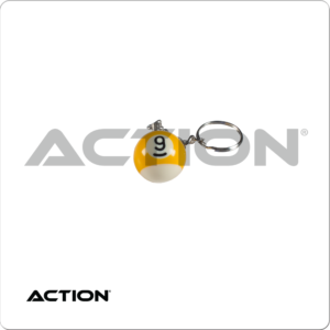 NI9BK25 9-Ball Keychain – Card of 25 | Golden Break Billiards