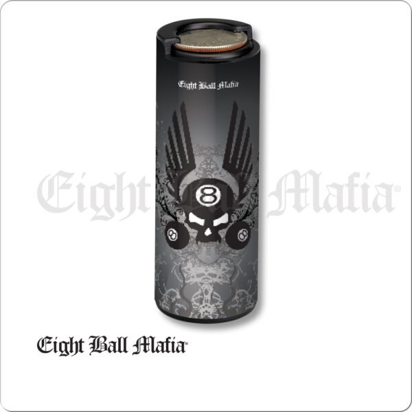Coin Holder – Eight Ball Mafia 8 Ball & Wings | Golden Break Billiards