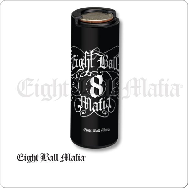 Coin Holder – Eight Ball Mafia 8-Ball Scroll | Golden Break Billiards
