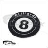8-Ball Rubber Coaster | Golden Break Billiards
