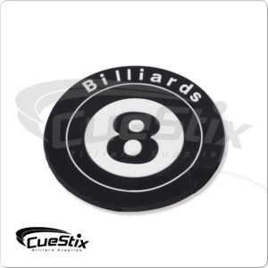NICR01 8-Ball Rubber Coaster | Golden Break Billiards
