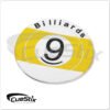 9-Ball Rubber Coaster | Golden Break Billiards