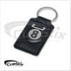 NIKC8 8-Ball Leather Keychain | Golden Break Billiards