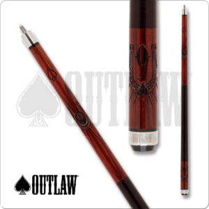 OL14 Outlaw – Cherry – 9-Ball w/ Horseshoe | Golden Break Billiards