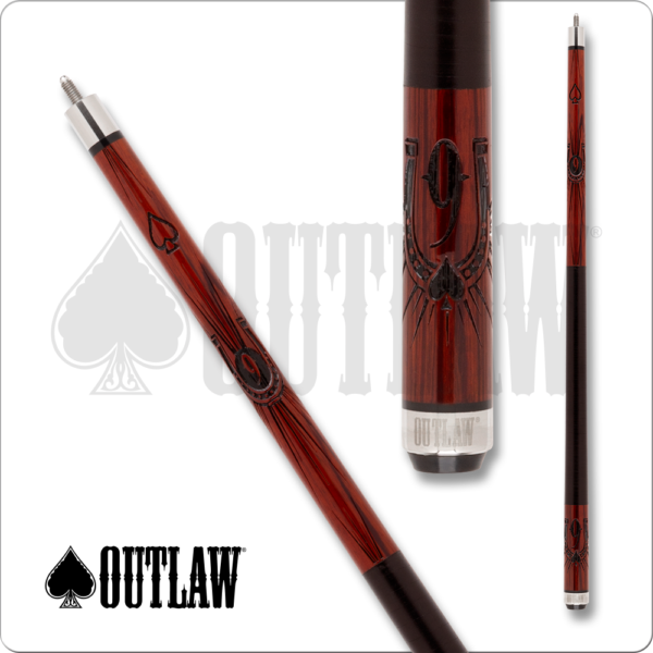 Outlaw - Cherry - 9-Ball w/ Horseshoe