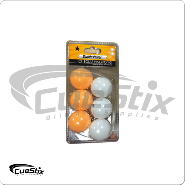 Ping Pong Balls – Pack of 6 | Golden Break Billiards