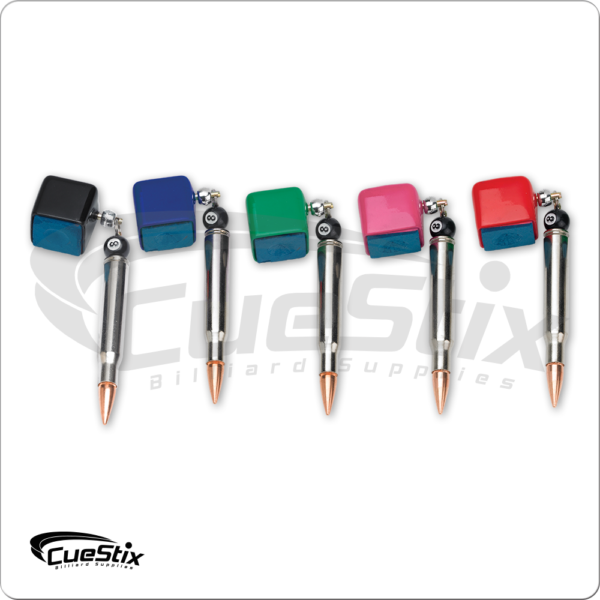 QCSBPC Square Silver Bullet Chalker | Golden Break Billiards