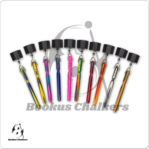 QCWCVPO 10 Assorted Wooden Chalkers – Octagon | Golden Break Billiards