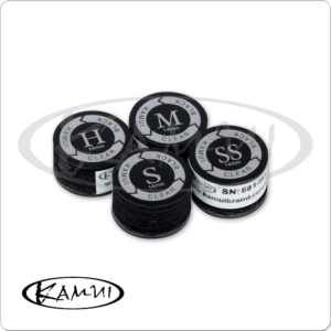 QTKCLRBLK Kamui Clear Black Tip – Single | Golden Break Billiards
