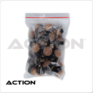 QTSCOT Screw-on Tips – Pack of 25 | Golden Break Billiards