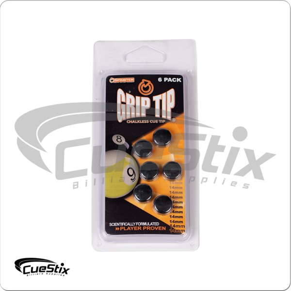 Spinster Grip Tip – Pack of 6 | Golden Break Billiards