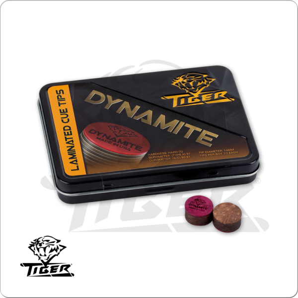 Tiger Dynamite Tips – Box of 12 | Golden Break Billiards